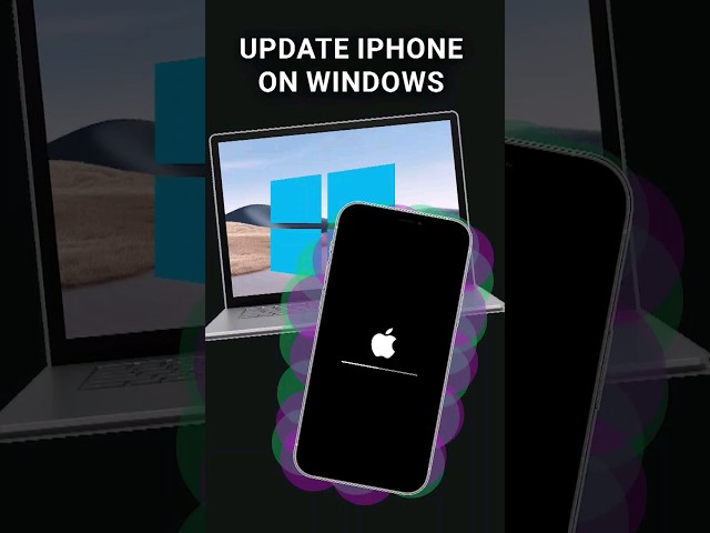 How to update iPhone on Windows? (Installing new ios firmware from a PC or laptop)