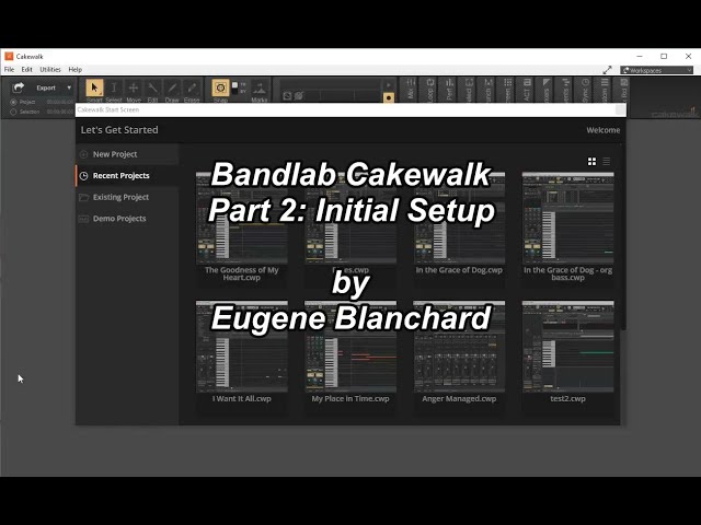 Bandlab Cakewalk - Part 2: Initial Setup of Audio and MIDI devices