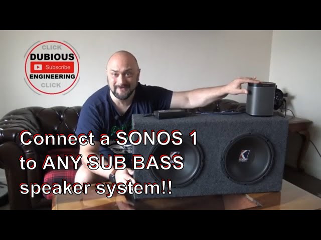 DuB-EnG: SONOS Hacks - Connect ANY powered SUB BASS speaker to SONOS 1 - teardown & full explanation