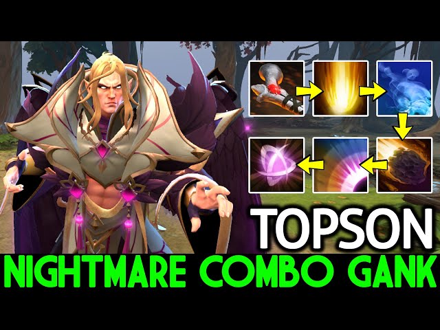 TOPSON [Invoker] Nightmare Combo Gank with New Set items Dota 2