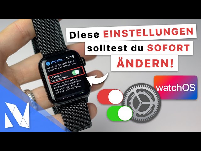Apple Watch Einstellungen, die du SOFORT ändern solltest (watchOS 7) | Nils-Hendrik Welk