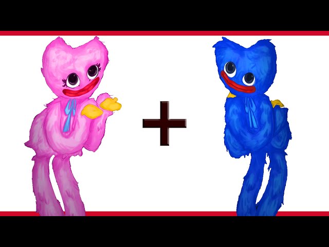 Huggy Wuggy + Kissy Missy = ??? | Poppy Playtime Animation meme PART #25
