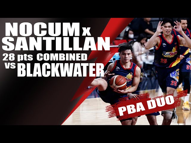 Nocum x Santillan Full Duo Highlights (28 pts Combined) vs Blackwater Bossing | 12-02-2023