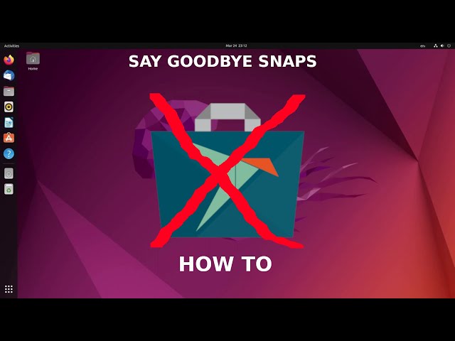 Ubuntu Snaps let's get ride of them (How To)
