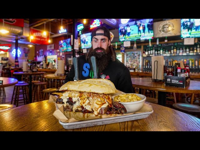 THIS BBQ SANDWICH CHALLENGE IN SOUTH CAROLINA HAS BEEN FAILED 76 TIMES! | BeardMeatsFood