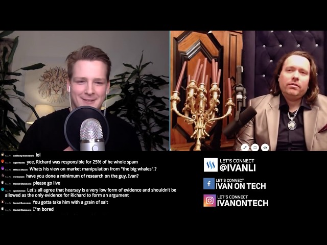 Ivan on Tech debates Richard Heart - Bitcoin, Ethereum, IOTA, Crypto Bubble, Tether, Satoshi