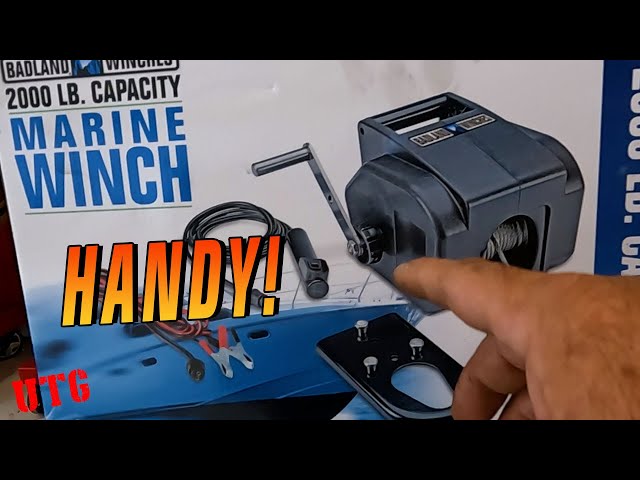 Cheap China Crap That Gets It Done - Badlands 2000lb Portable Winch Is Slow But Strong