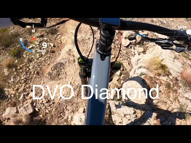 DVO Diamond Fork in Slow Motion - Las Vegas - 2020 Trek Fuel Ex