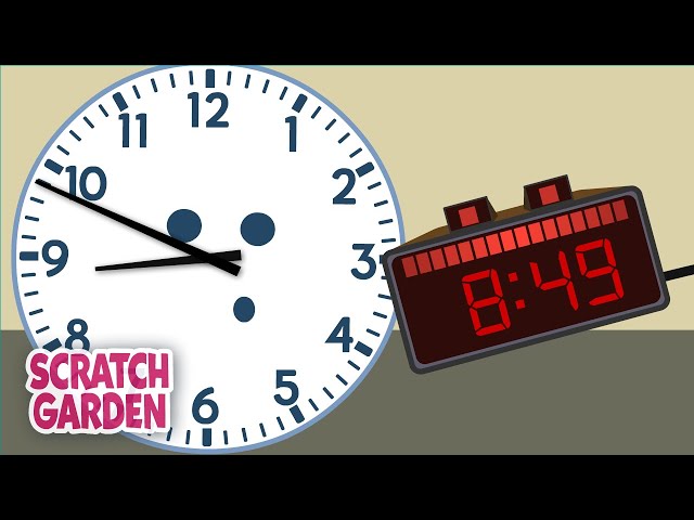 The Telling Time Song | The Clock Song | Scratch Garden