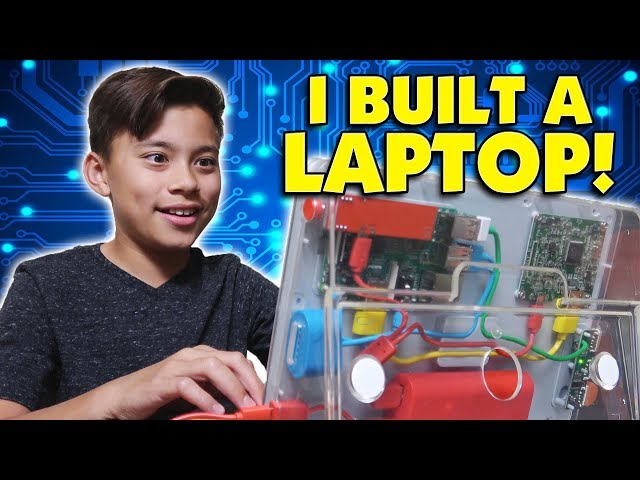 DIY LAPTOP!!! Evan Builds His First Computer!  Hack Minecraft! Coding with Kano!