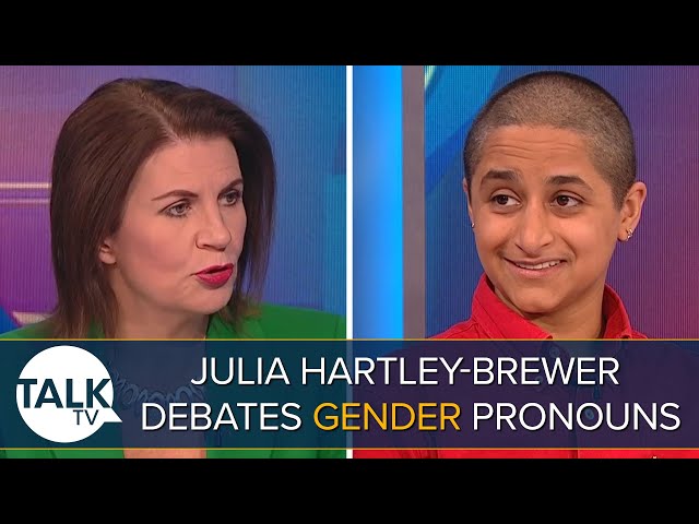 “You Were Born And You Didn’t Have Dangly Bits” | Julia Hartley-Brewer Debates Gender Pronouns