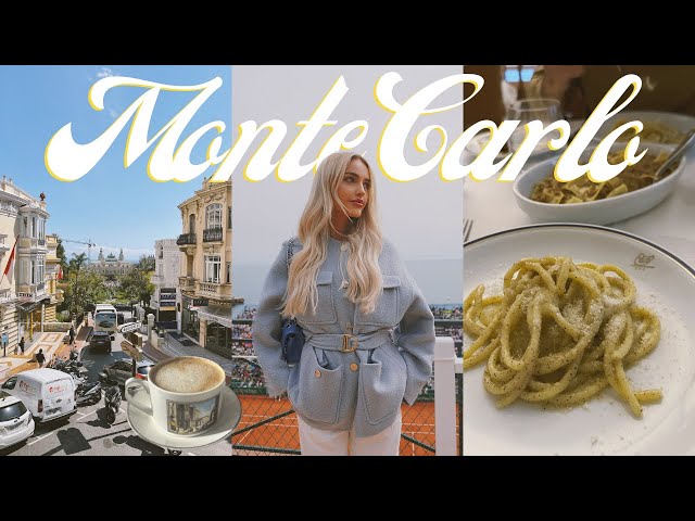 MONTE CARLO: exploring monaco, vintage shopping & rolex masters 🌷🎾