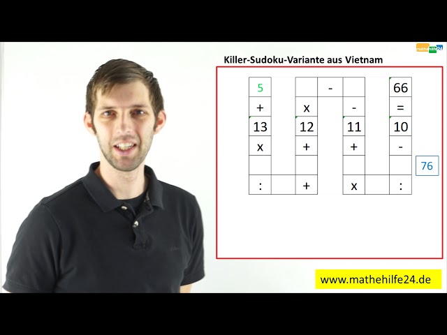 Killer Sudoku Variante aus Vietnam