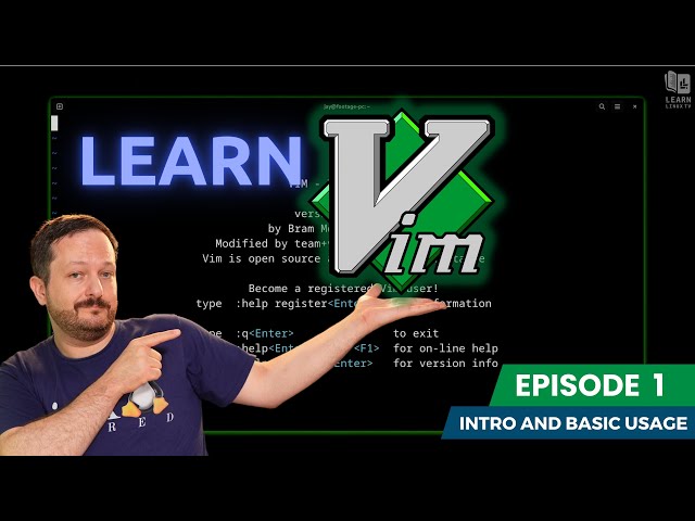 Learn How to Use the Vim Text Editor (Episode 1) - Basic Usage (and how to exit Vim)