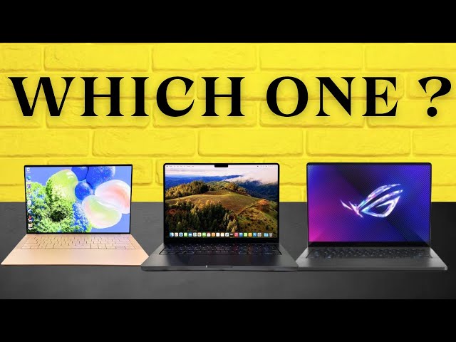 Dell XPS 14 vs MacBook Pro 14 vs Asus ROG Zephyrus G14- Which should you buy?