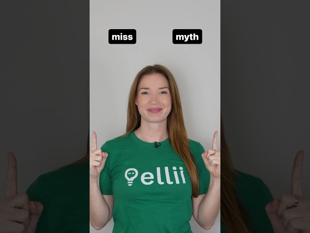 Am I saying MISS or MYTH? #shorts #pronunciation #english #learnenglish #listening