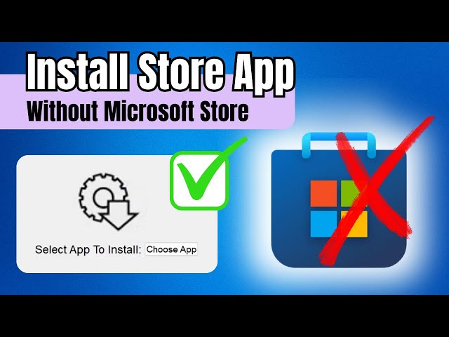 Install Microsoft Store APPS without Microsoft Store (EASY & FAST) 2024