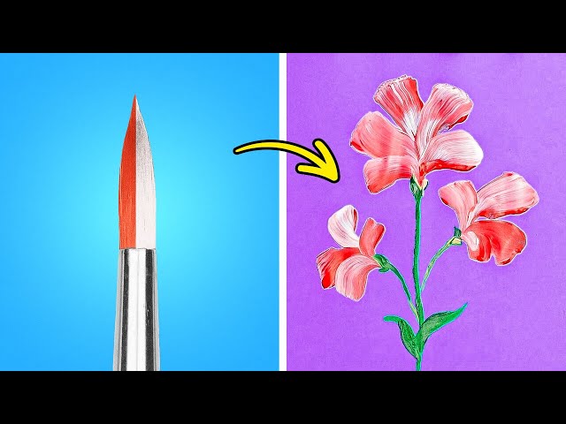 Colorful Painting Tricks, Simple Drawing Hacks And Cool Art Ideas