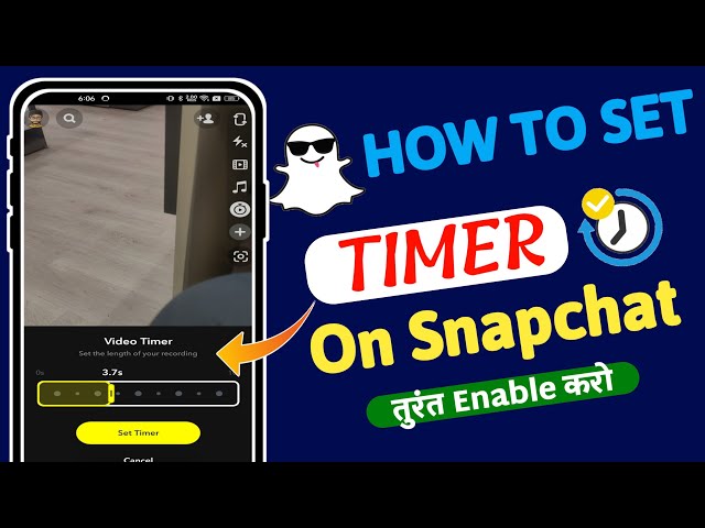Snapchat Me Timer kaise set kare | How to Set Timer in Snapchat (2023)