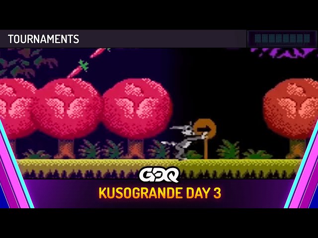 Kusogrande Day 3 - Awesome Games Done Quick 2024 Tournaments