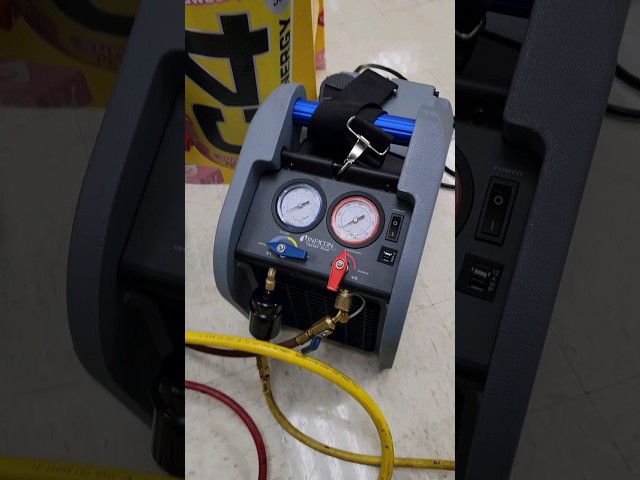Compressor Change With Help From The Inficon Recovery Machine #shorts