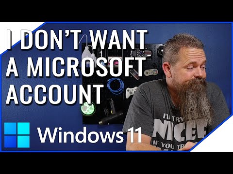 I Don't Want a Microsoft Account