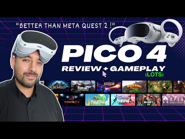PICO 4 is Way BETTER than Meta Quest 2 - Review & LOTS of Gameplay (25 Games)