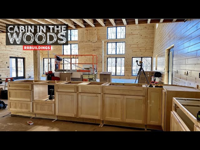 Cabin in the Woods 40: Installing Kitchen Cabinets