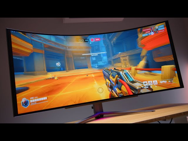 I Tried The World's Most Insane Gaming Monitor - LG 45" OLED
