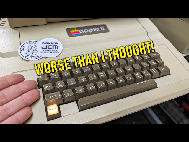 The original Apple II keyboard sucks (and is hard to fix)