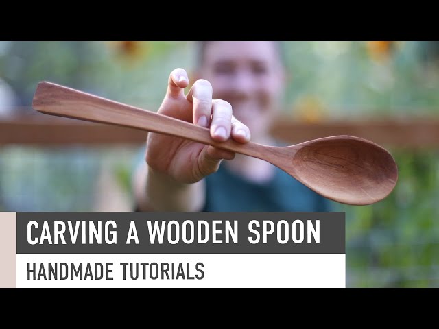 How to Carve a Wooden Spoon // Woodworking