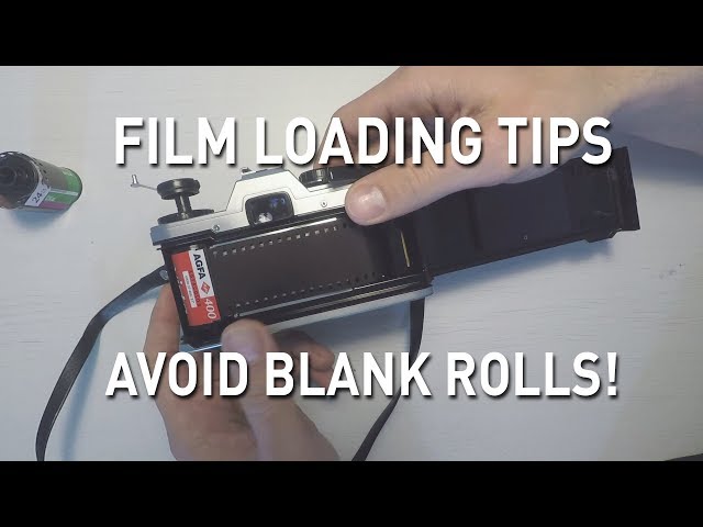 Beginner tips for loading film. Avoid blank rolls!