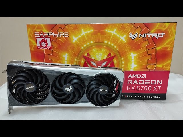 AMD Radeon RX 6700 XT Sapphire Nitro+ OC 12GB Unboxing + Furmark Stress Test 2022