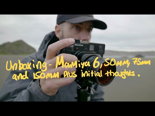 Unboxing the Mamiya 6 with the 50mm, 75mm and 150mm