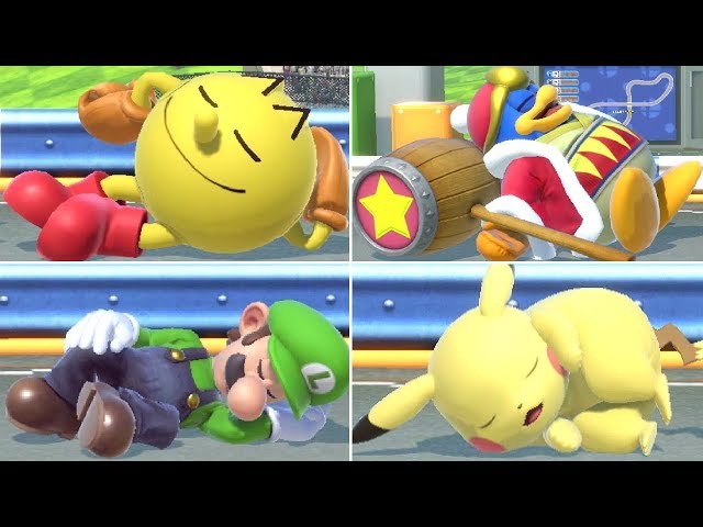 All Character Sleeping Animations in Super Smash Bros. Ultimate