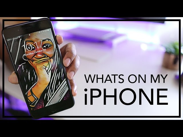 Whats on my iPhone 7 Plus October 2016