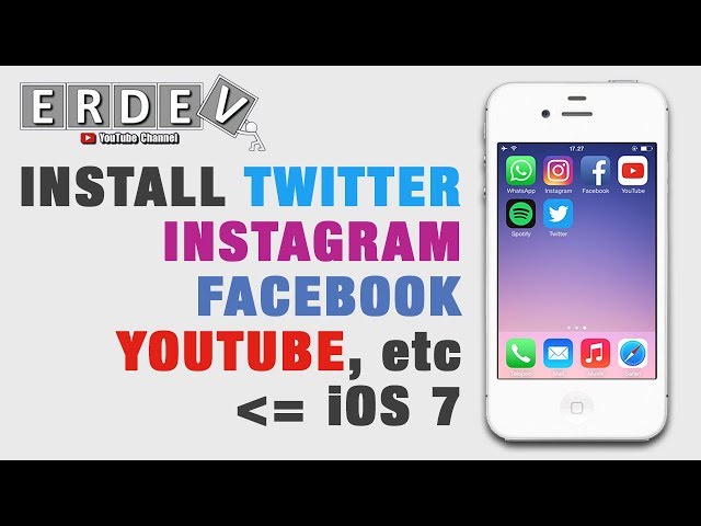 Cara Install Aplikasi yang Sudah Tidak Support di iPhone 4 (iOS 7) - Instagram, Facebook, Twitter...