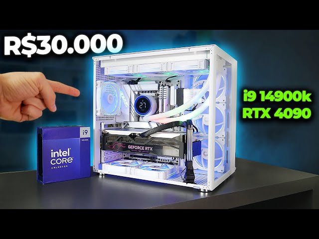 SUPER PC GAMER DE R$30.000 REAIS! (MONTAGEM E TESTES 2024)