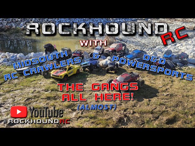 Rockhound RC Adventures:Group Crawl with Midsouth RC Crawlers #rcadventure #offroad #rc #rockcrawler