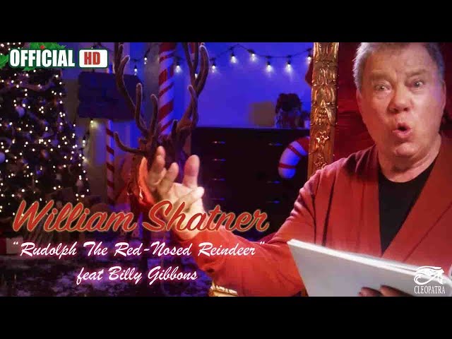 William Shatner "Rudolph The Red-Nosed Reindeer feat. Billy Gibbons (Official)