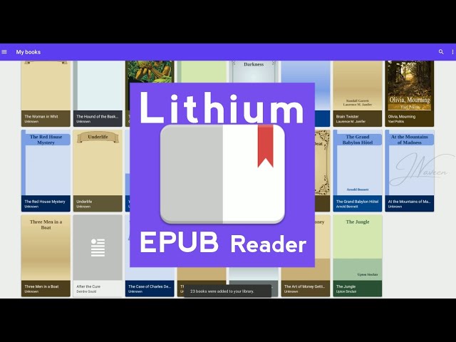 Personalize Your Reading Journey with Lithium EPUB Reader | Best eBook Reader App | Lithium