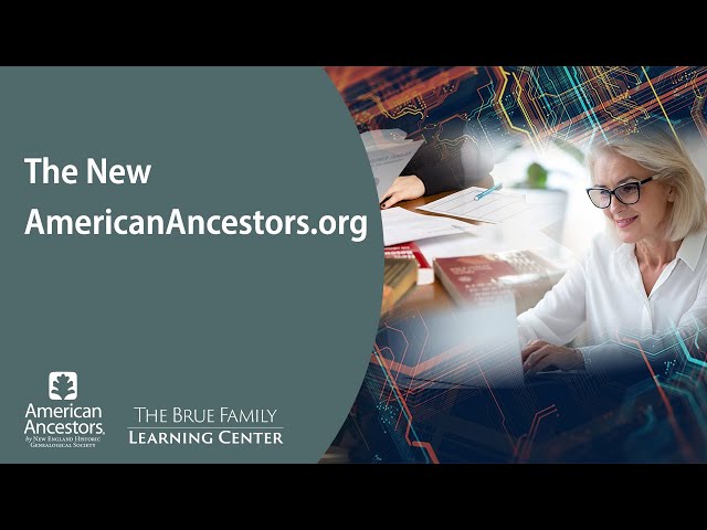 The New AmericanAncestors.org