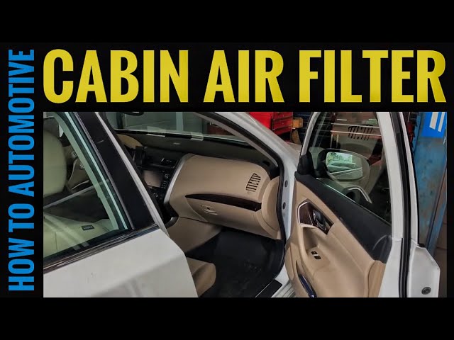 Here's How To Replace The Cabin Air Filter On A 2015 Nissan Altima