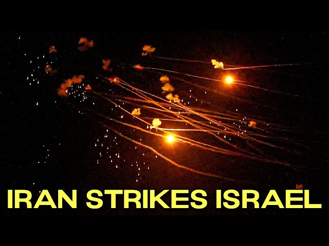 Iran launches hundreds of drones and cruise missiles at Israel in unprecedented attack.