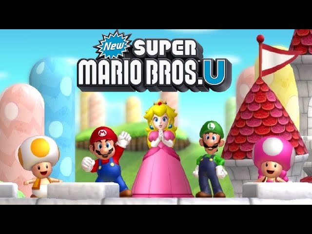 New Super Mario Bros. U - Full Game Co-op Walkthrough
