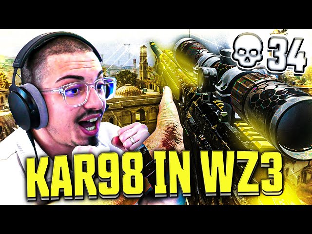 IST DAS die KAR.98 in WARZONE 3?! 😱 | 34 Kills mit der BESTEN Sniper