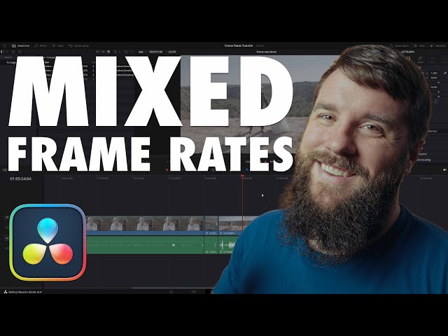 How To EASILY Edit Mixed Frame Rate Video In DaVinci Resolve