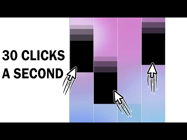 DESTROYING Piano Tiles with an Auto clicker