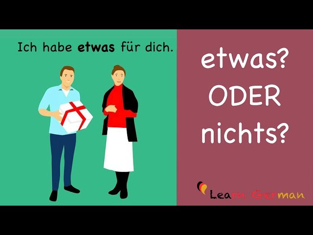 Learn German | Common Mistakes in German | etwas oder nichts? | A1 | A2