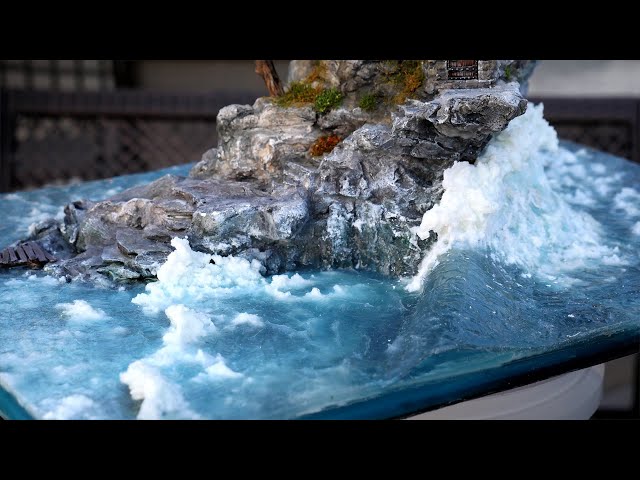 🌊"Ultra" Realistic Ocean Diorama With MASSIVE Wave!🌊 | 4L Resin!😲 Water Effects
